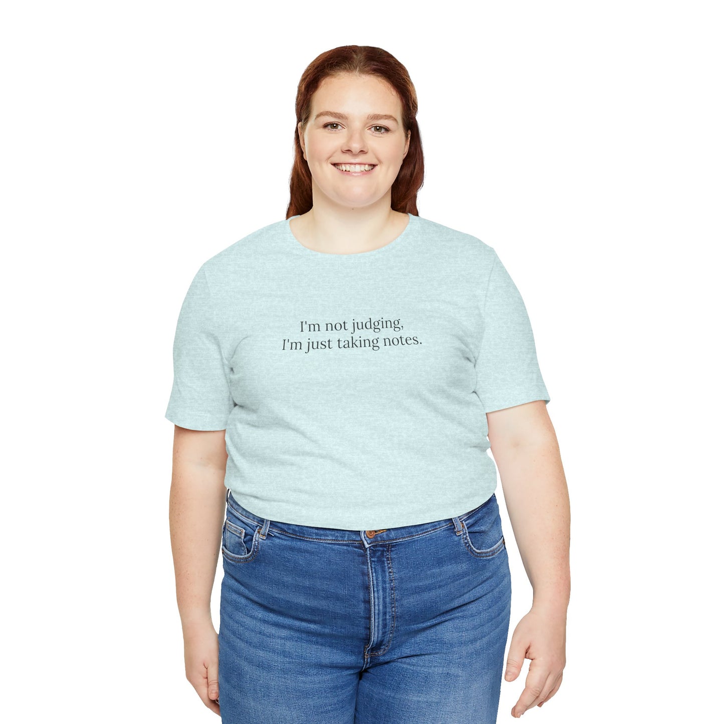 “I’m Not Judging, I’m Just Taking Notes” T-Shirt Therapist Humor Shirt • Mental Health Counselor Gift • Funny Therapist Tee
