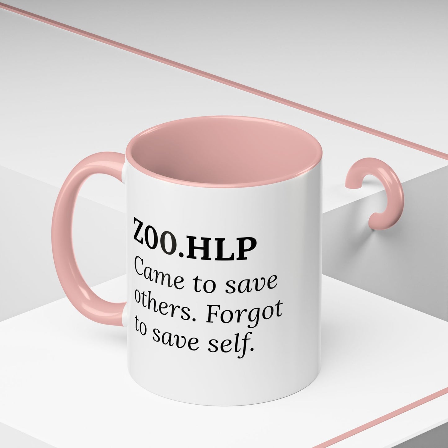 Z00.HLP – Healer Burnout Mug | “Came to Save Others. Forgot to Save Self.”