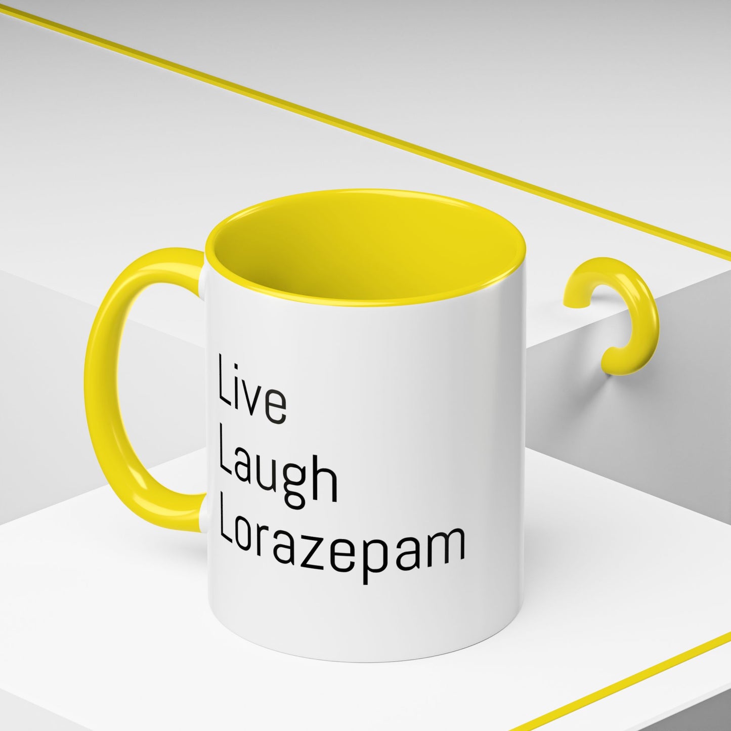 Live Laugh Lorazepam – Funny Mental Health Coffee Mug