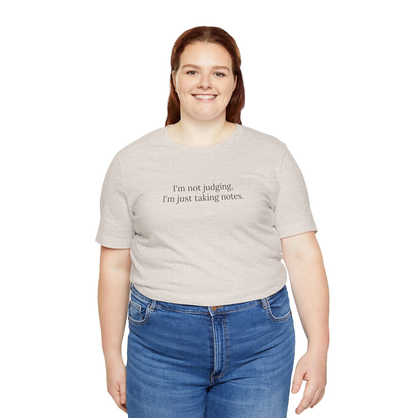 “I’m Not Judging, I’m Just Taking Notes” T-Shirt Therapist Humor Shirt • Mental Health Counselor Gift • Funny Therapist Tee