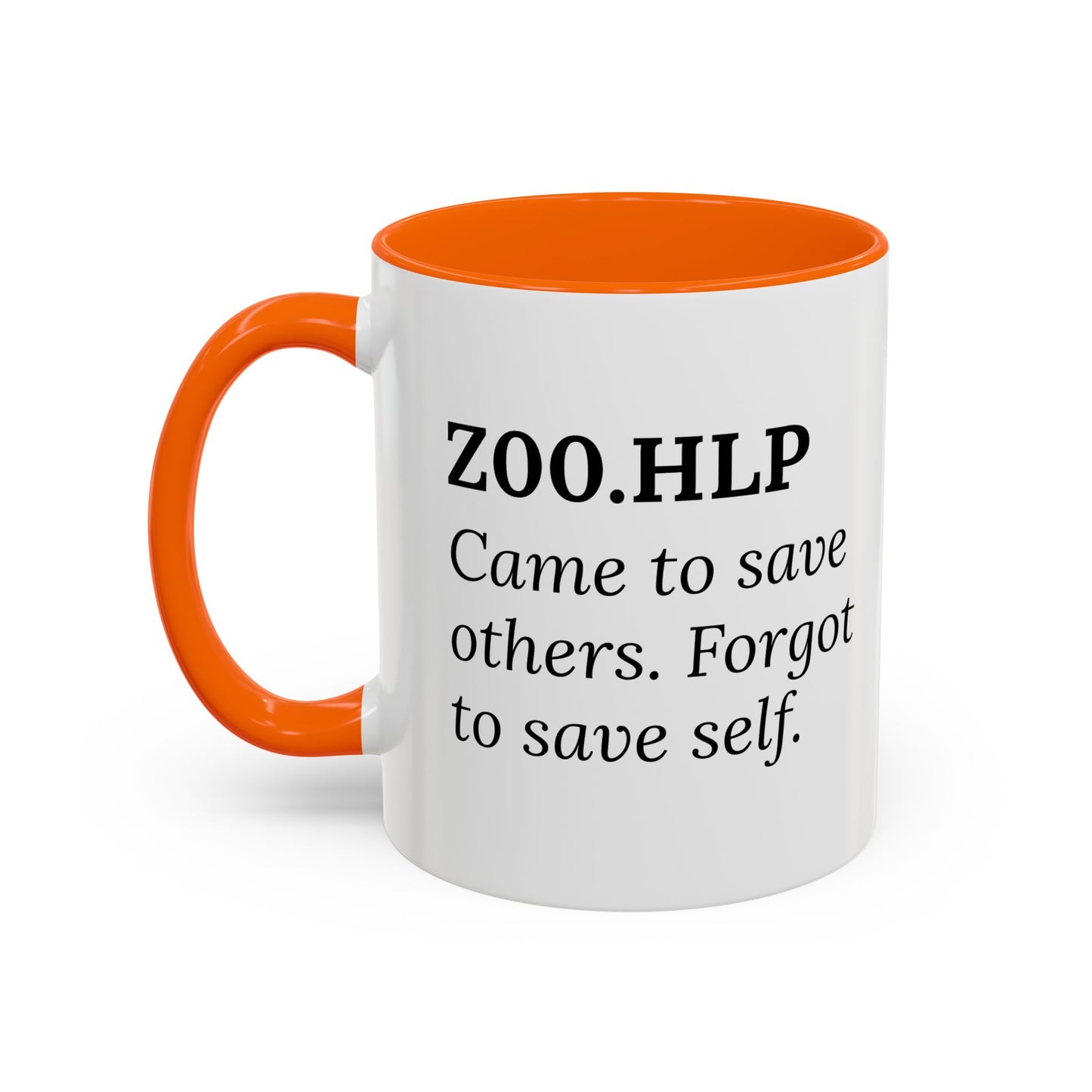 Z00.HLP – Healer Burnout Mug | “Came to Save Others. Forgot to Save Self.”