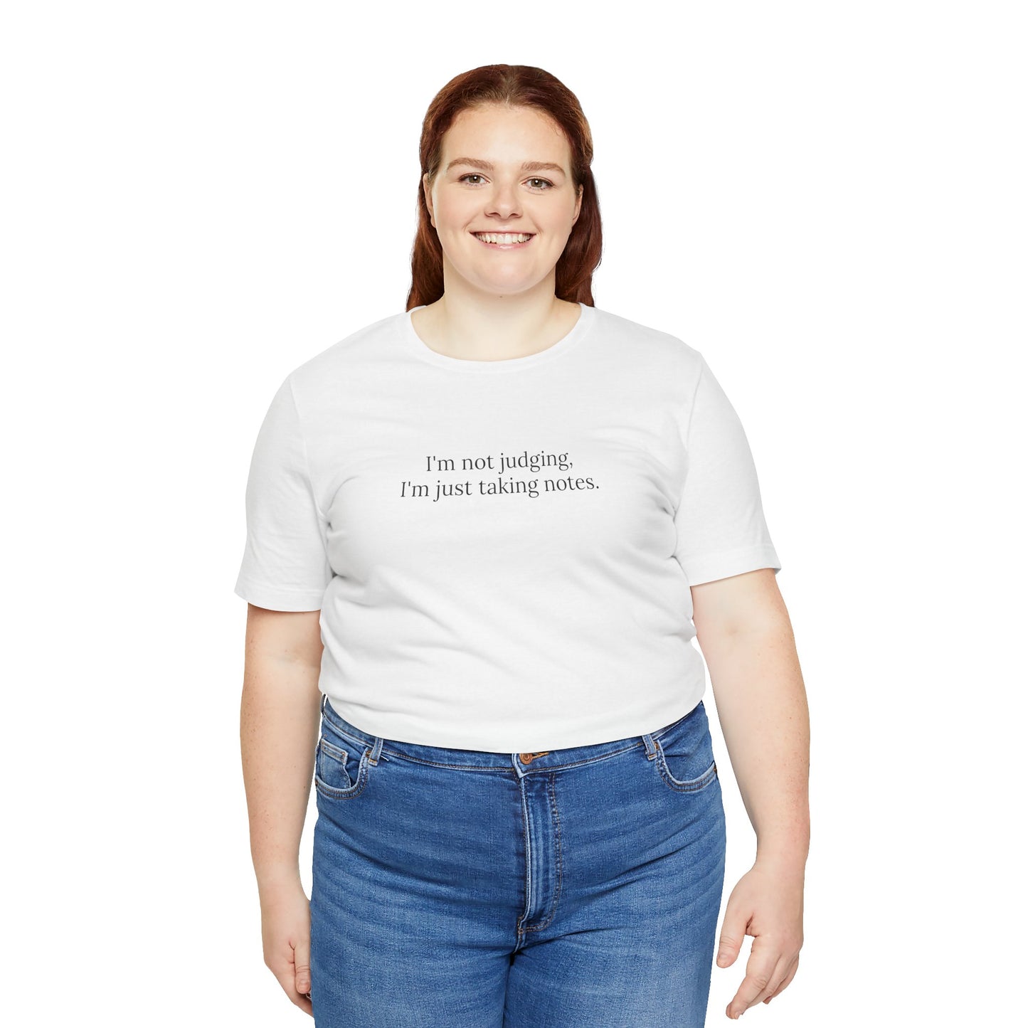 “I’m Not Judging, I’m Just Taking Notes” T-Shirt Therapist Humor Shirt • Mental Health Counselor Gift • Funny Therapist Tee