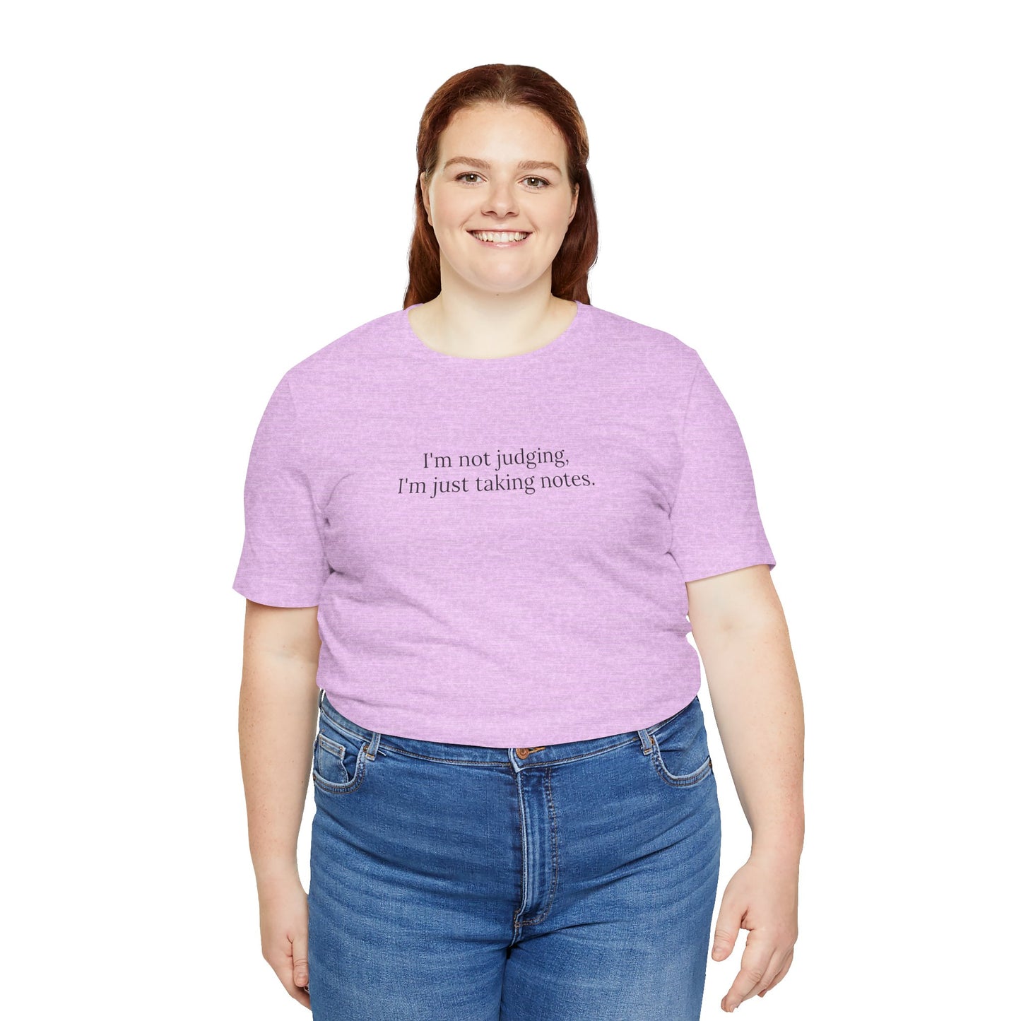 “I’m Not Judging, I’m Just Taking Notes” T-Shirt Therapist Humor Shirt • Mental Health Counselor Gift • Funny Therapist Tee