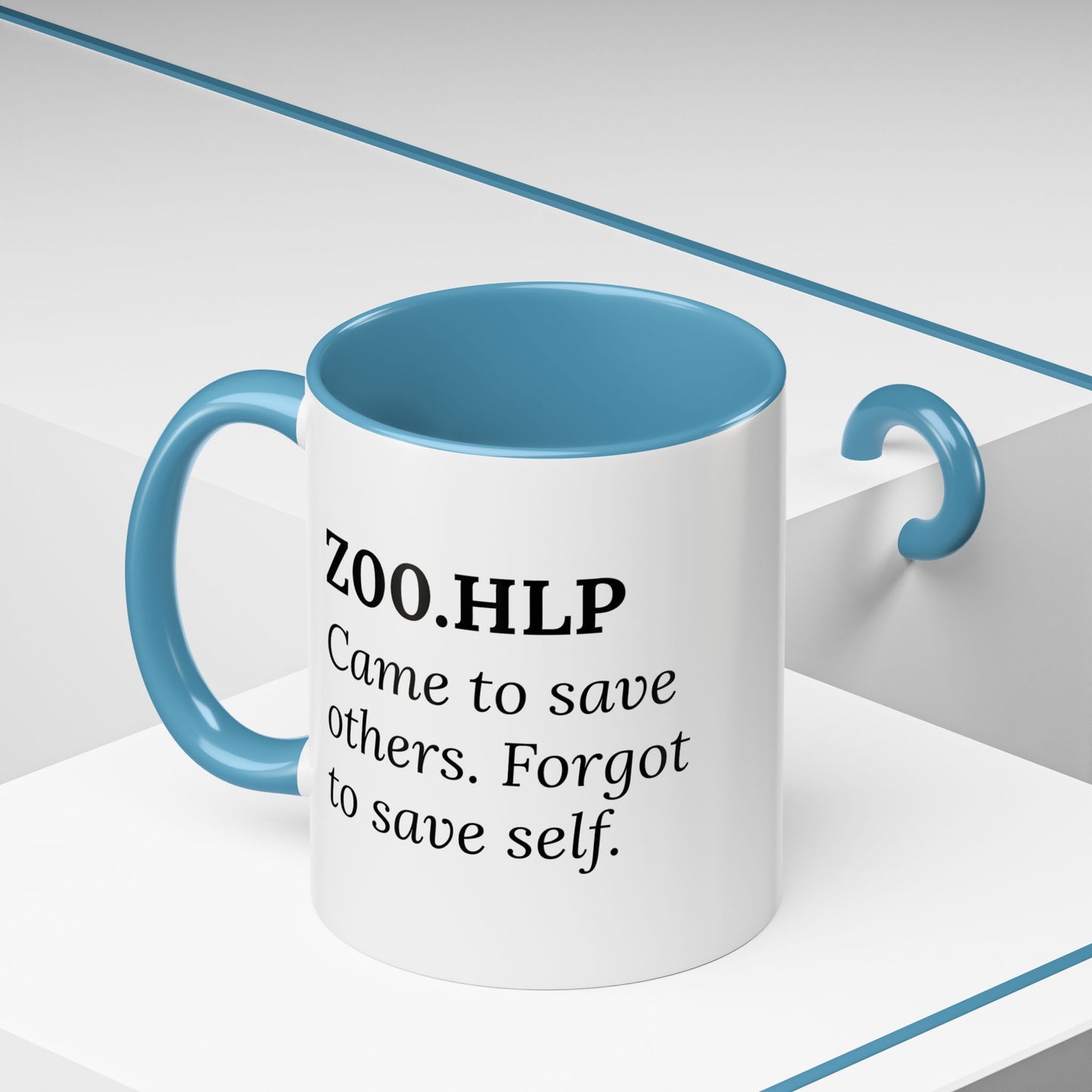 Z00.HLP – Healer Burnout Mug | “Came to Save Others. Forgot to Save Self.”