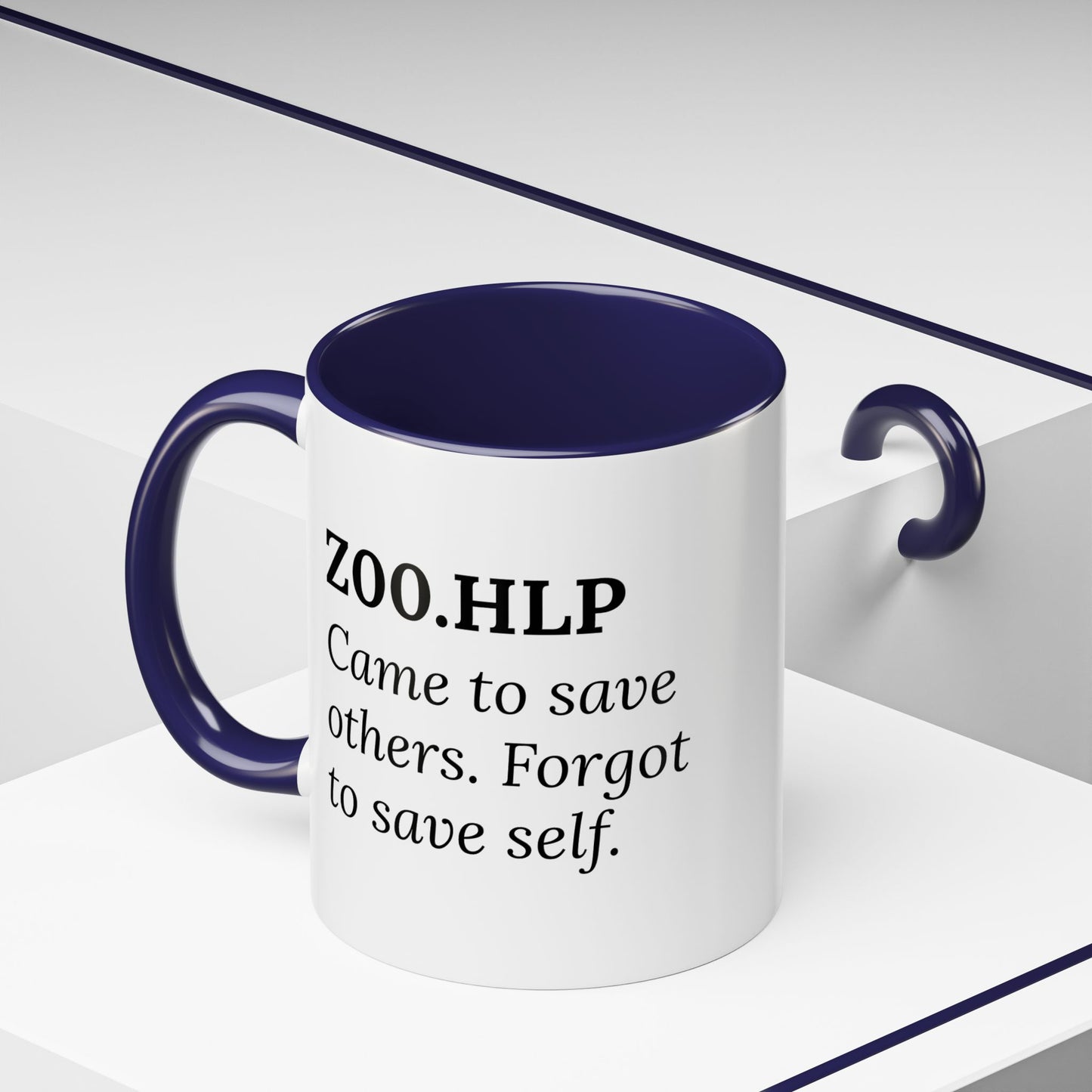 Z00.HLP – Healer Burnout Mug | “Came to Save Others. Forgot to Save Self.”
