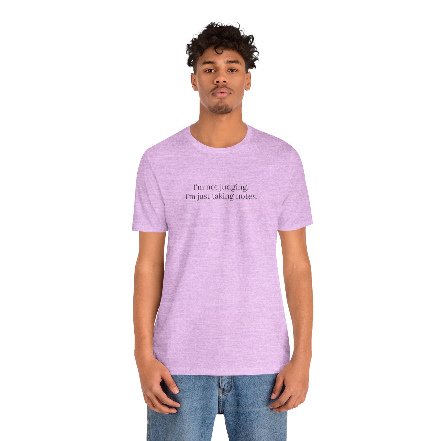 “I’m Not Judging, I’m Just Taking Notes” T-Shirt Therapist Humor Shirt • Mental Health Counselor Gift • Funny Therapist Tee