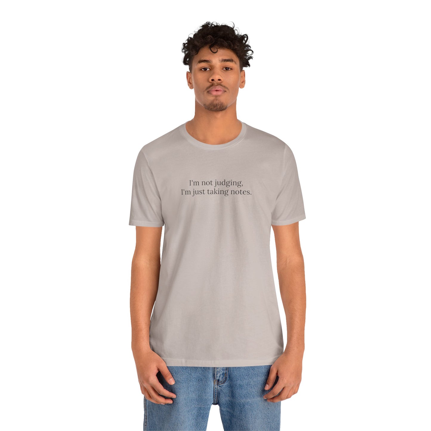 “I’m Not Judging, I’m Just Taking Notes” T-Shirt Therapist Humor Shirt • Mental Health Counselor Gift • Funny Therapist Tee
