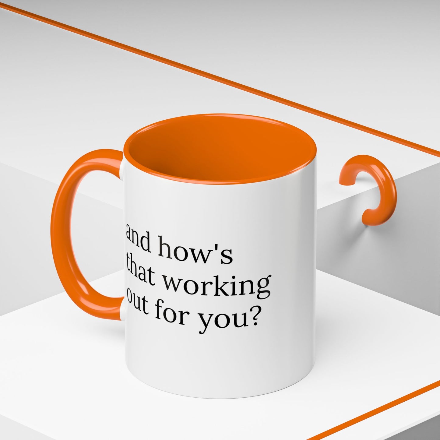 And How’s That Working Out for You? | Therapist Mug with Built-In Clinical Shade