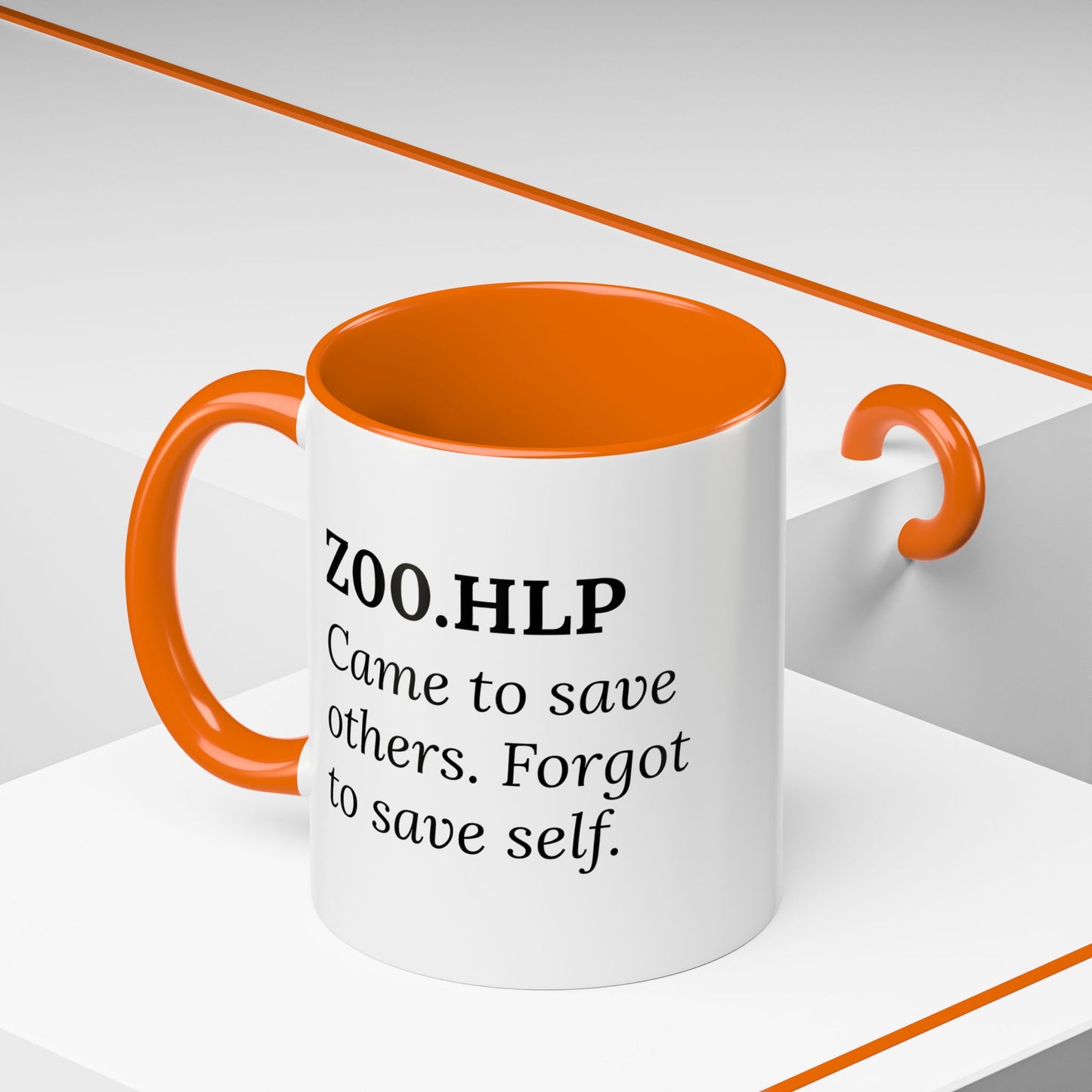 Z00.HLP – Healer Burnout Mug | “Came to Save Others. Forgot to Save Self.”