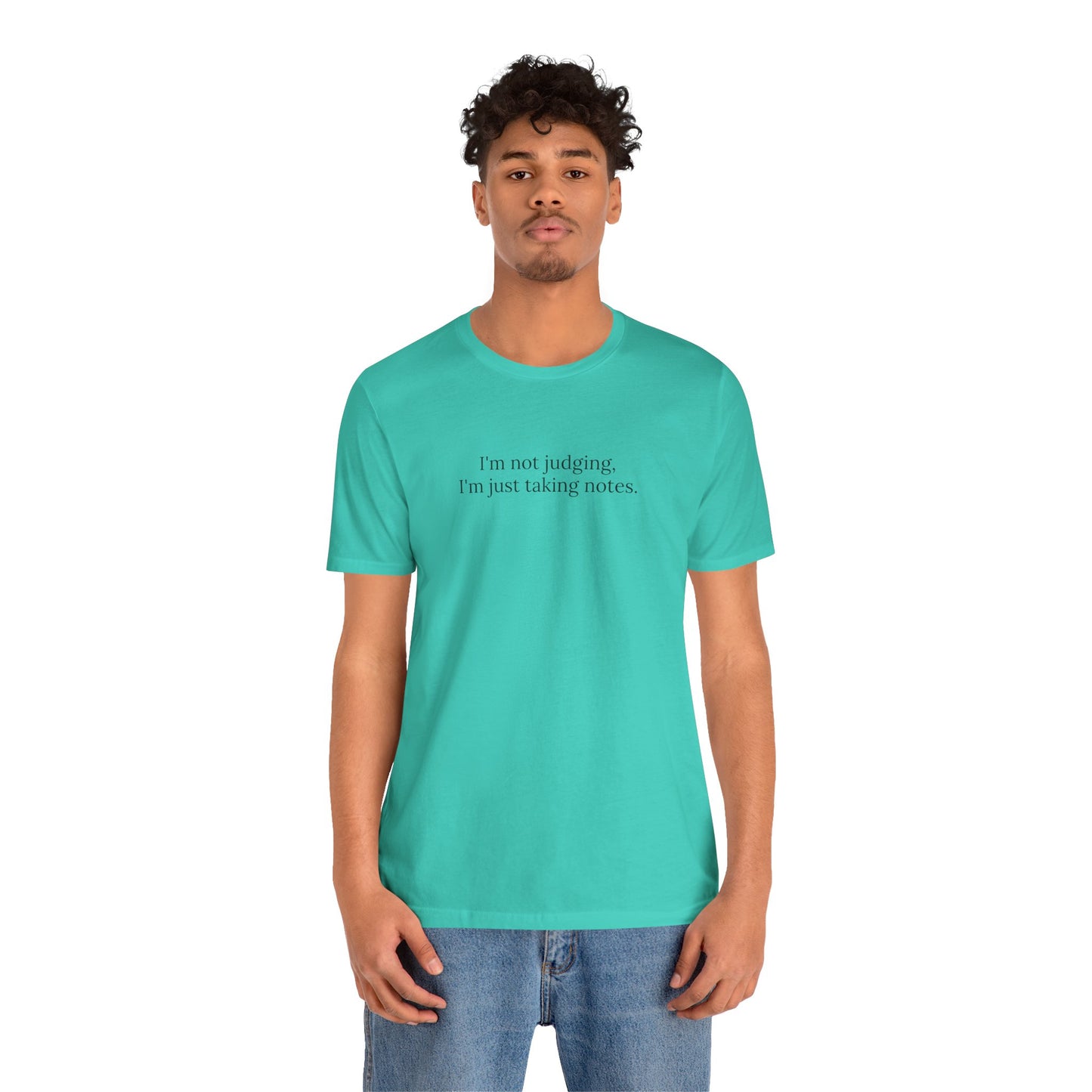 “I’m Not Judging, I’m Just Taking Notes” T-Shirt Therapist Humor Shirt • Mental Health Counselor Gift • Funny Therapist Tee