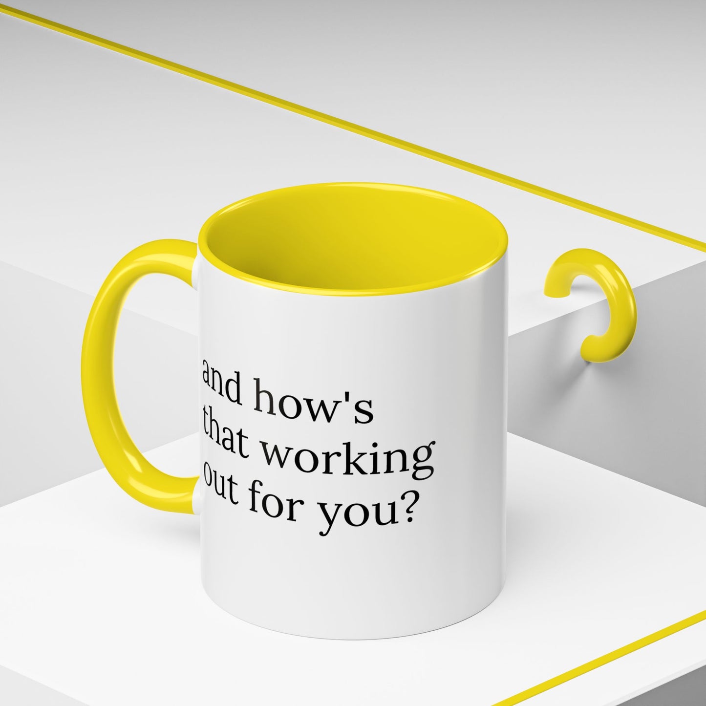 And How’s That Working Out for You? | Therapist Mug with Built-In Clinical Shade