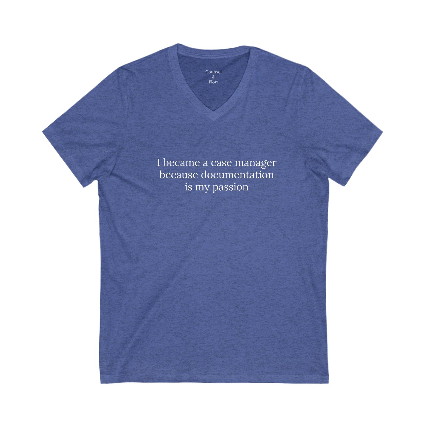 "I Became a Case Manager Because Documentation Is My Passion" T-Shirt Case Manager Humor Tee • Social Services Shirt • Funny Gift for Caseworkers