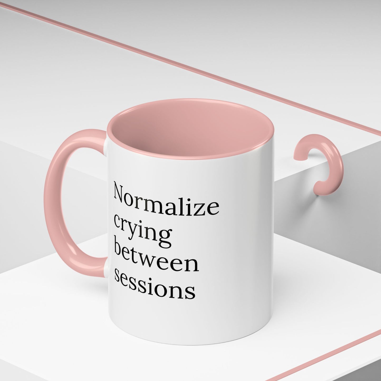 Normalize Crying Between Sessions | Therapist Life Mug