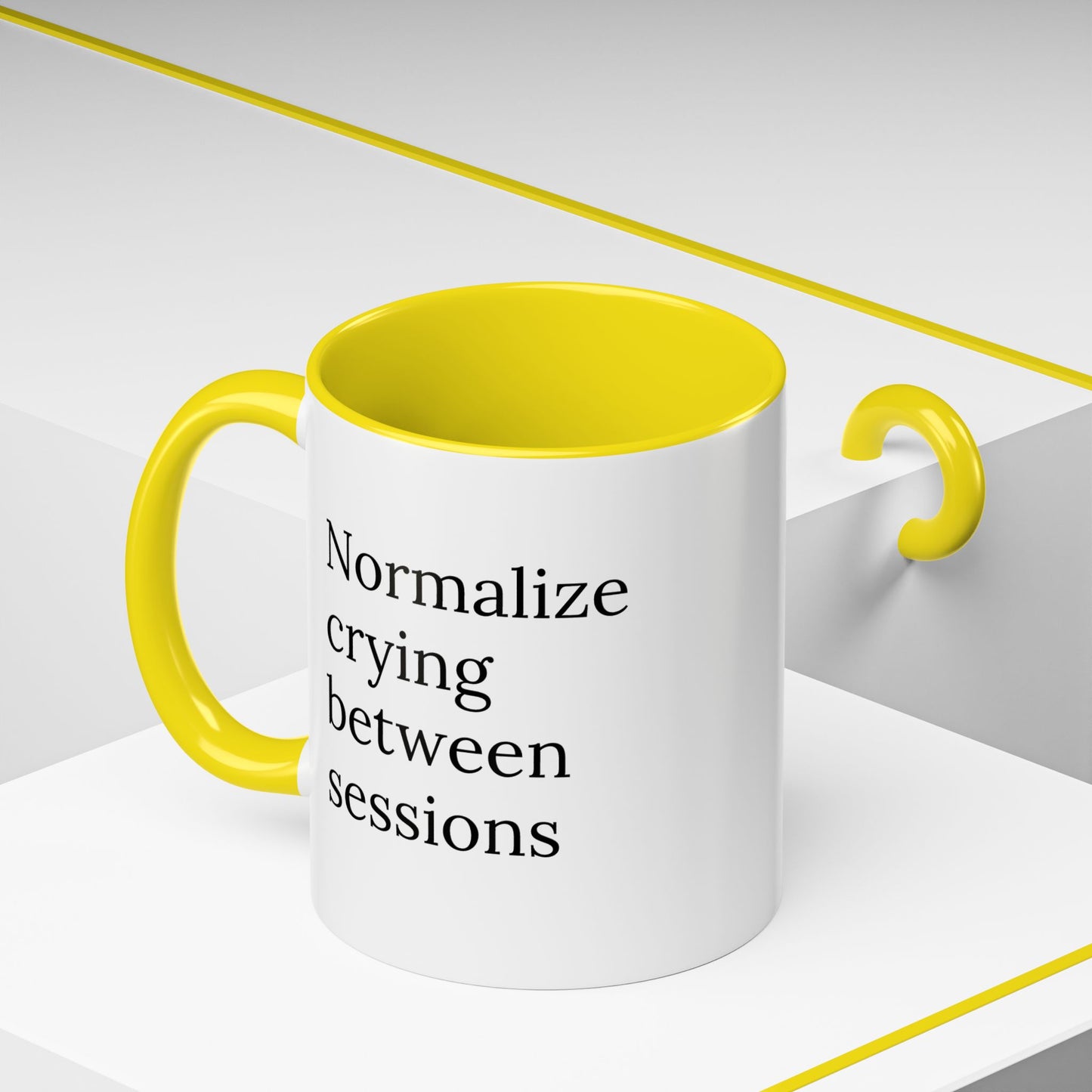 Normalize Crying Between Sessions | Therapist Life Mug