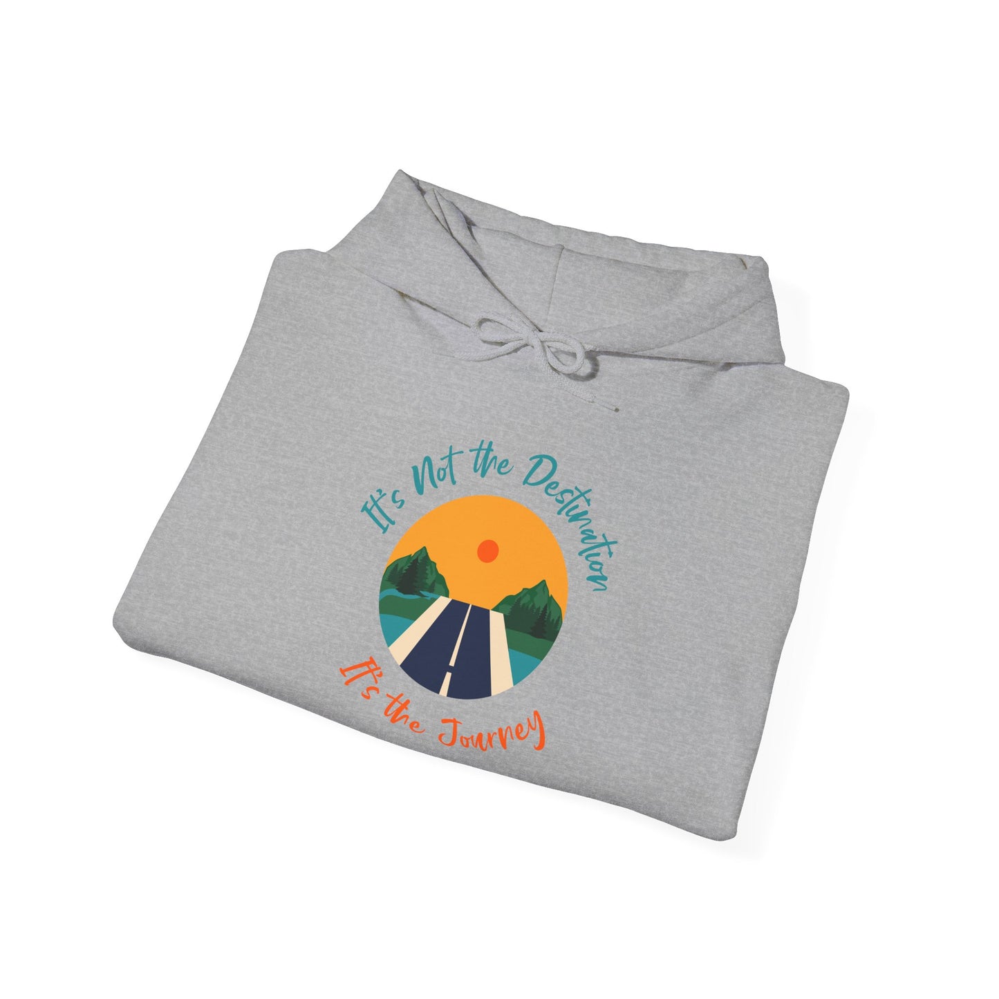 It's Not the Destination It's the Journey – Motivational Unisex Sweatshirt for Comfort and Self-Care