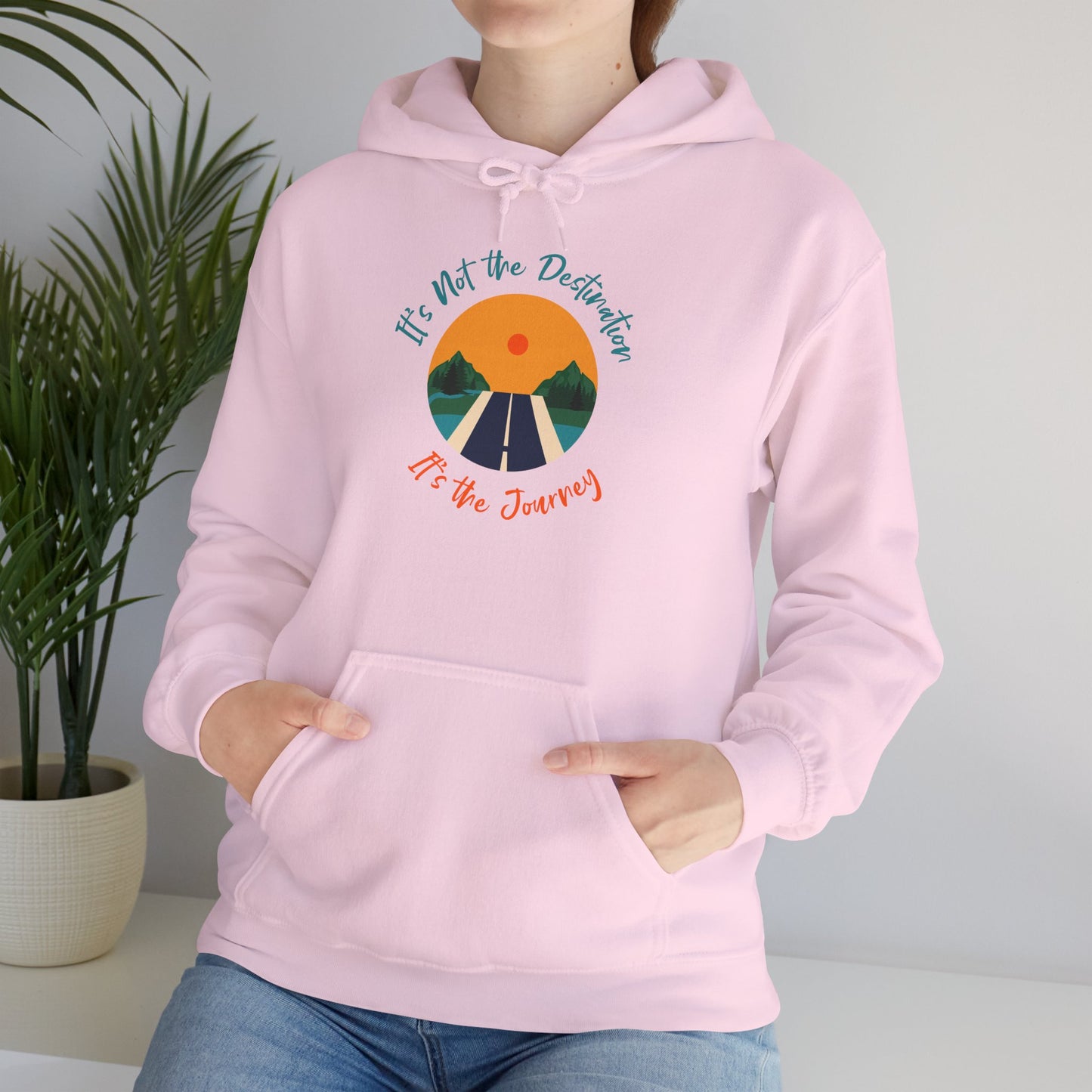 It's Not the Destination It's the Journey – Motivational Unisex Sweatshirt for Comfort and Self-Care