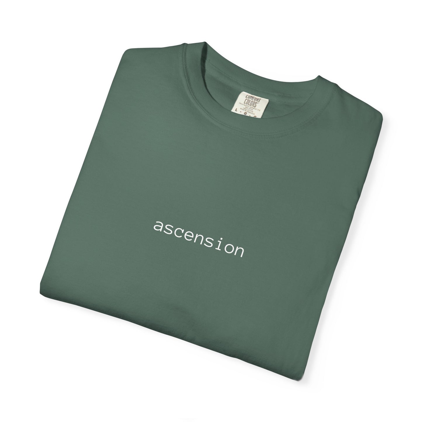 Ascension Minimalist Graphic T‑Shirt — Soft Garment‑Dyed Tee