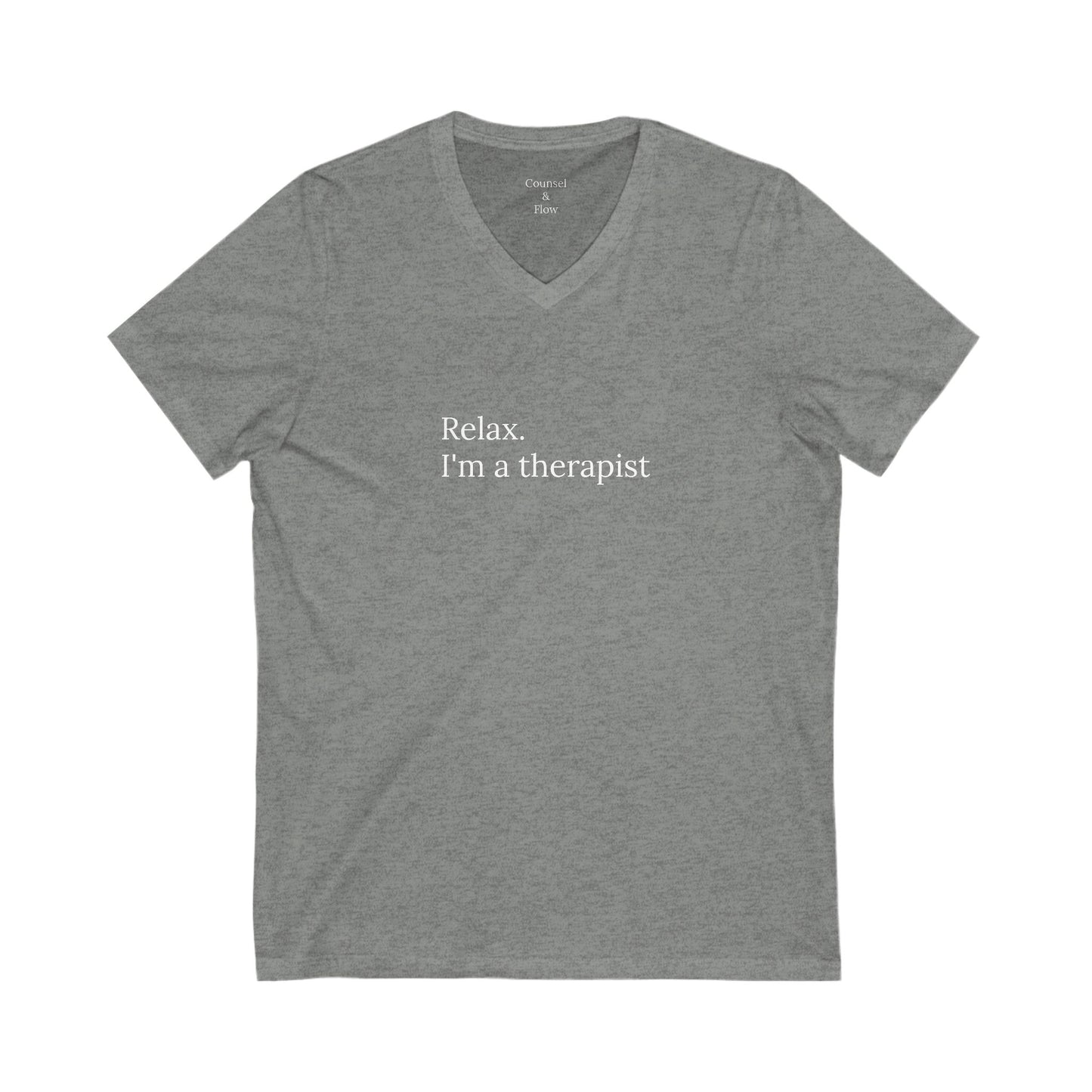 “Relax. I’m a Therapist” T-Shirt Therapist Humor Shirt • Mental Health Counselor Gift • Funny Therapist Tee