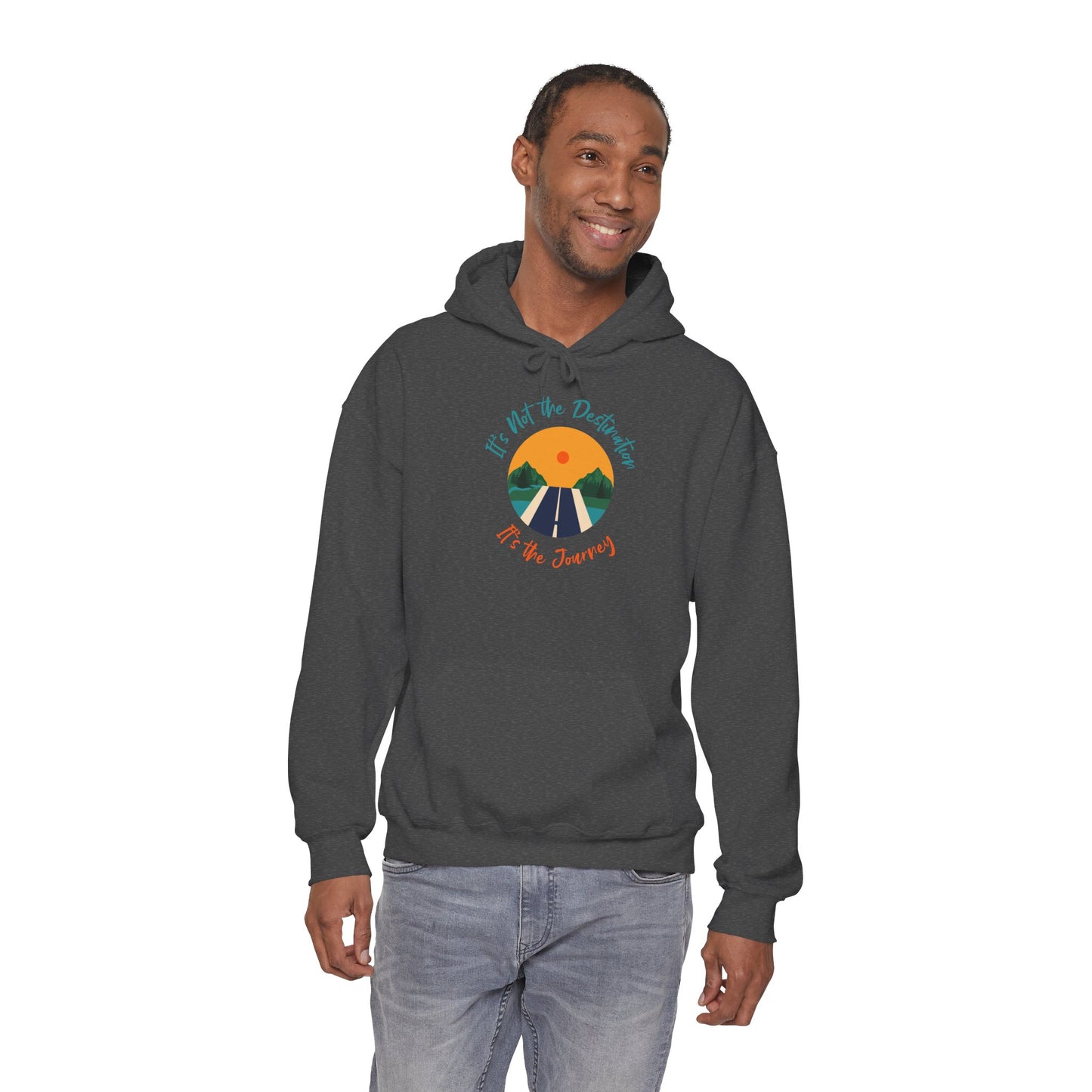It's Not the Destination It's the Journey – Motivational Unisex Sweatshirt for Comfort and Self-Care