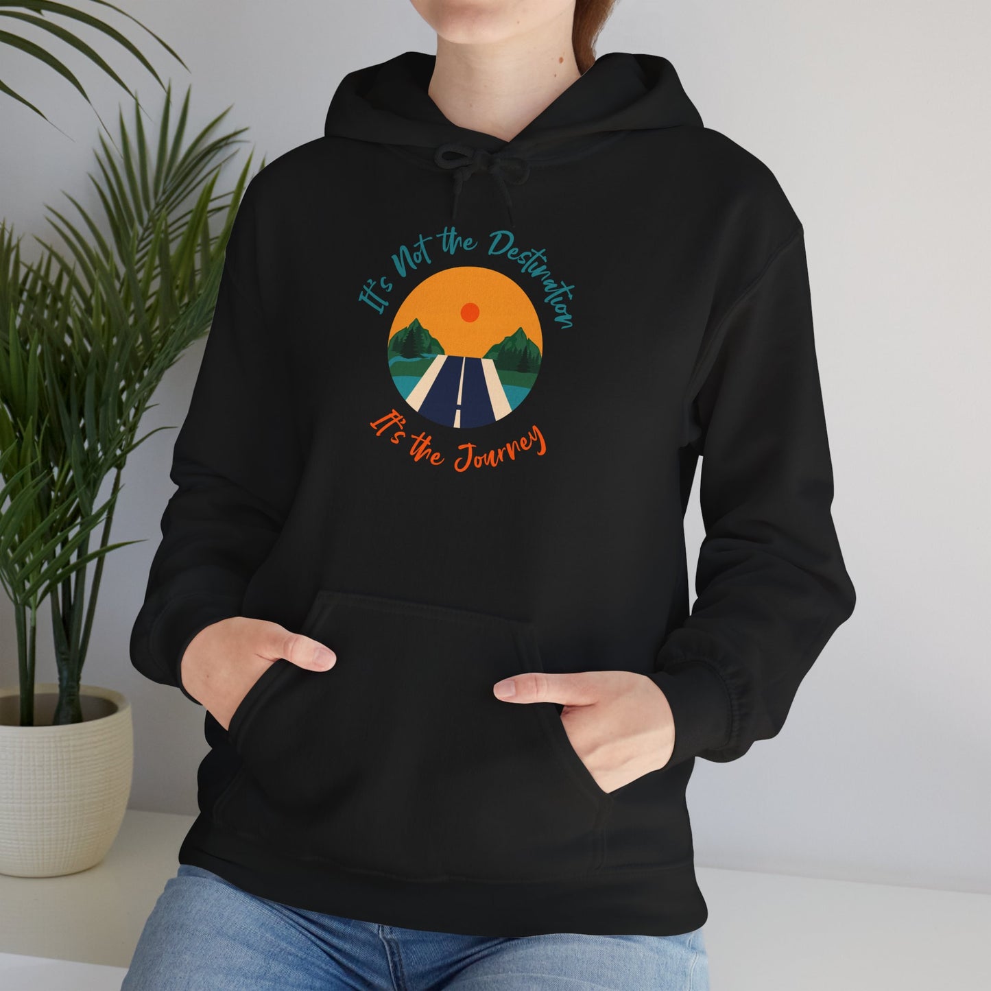 It's Not the Destination It's the Journey – Motivational Unisex Sweatshirt for Comfort and Self-Care