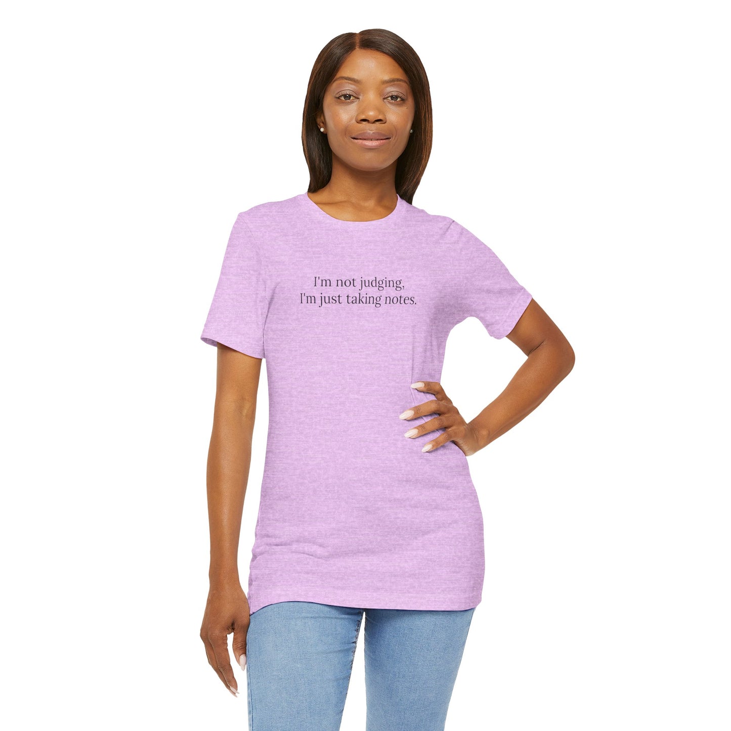“I’m Not Judging, I’m Just Taking Notes”  T-Shirt Therapist Humor Shirt • Mental Health Counselor Gift • Funny Therapist Tee