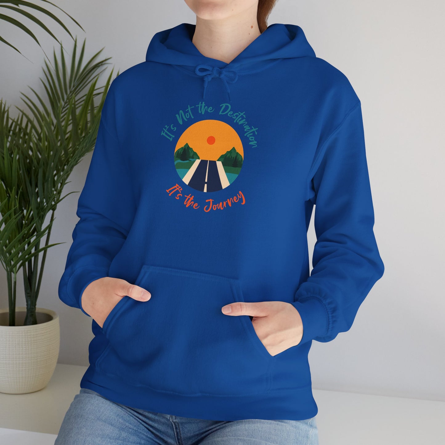 It's Not the Destination It's the Journey – Motivational Unisex Sweatshirt for Comfort and Self-Care