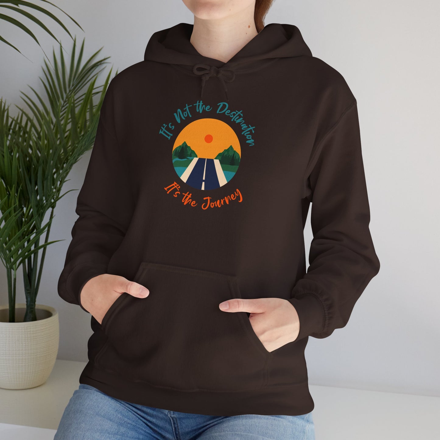 It's Not the Destination It's the Journey – Motivational Unisex Sweatshirt for Comfort and Self-Care
