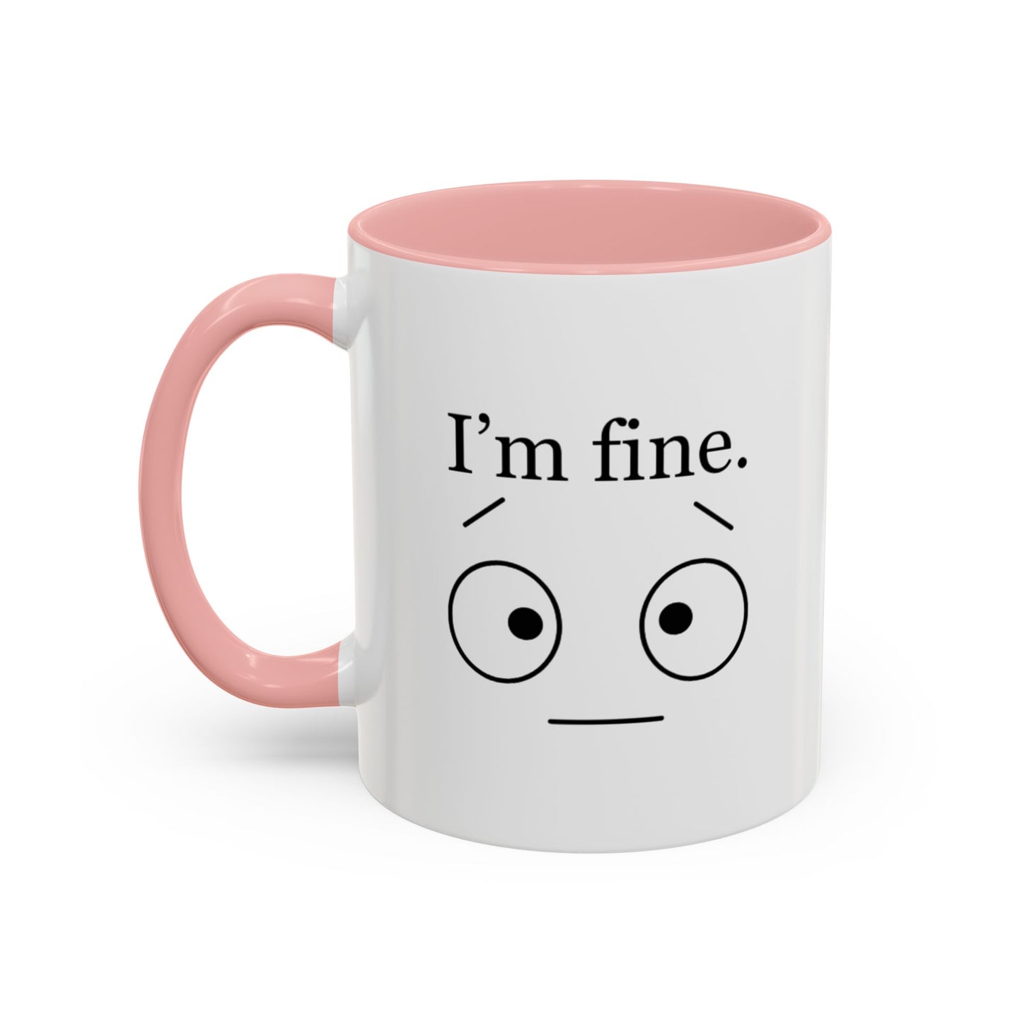 “I’m Fine” Mug | Burnout Humor Coffee Cup for Therapists, Healers & Self-Care