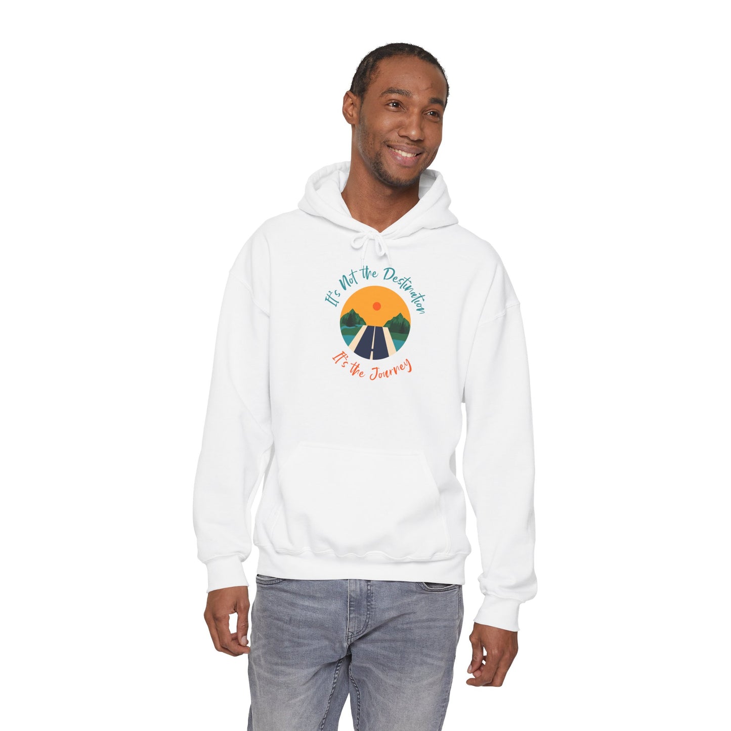 It's Not the Destination It's the Journey – Motivational Unisex Sweatshirt for Comfort and Self-Care