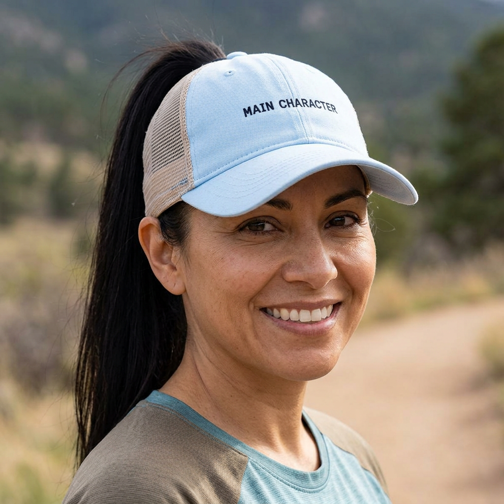 Women's Washed Mesh-Back Cap