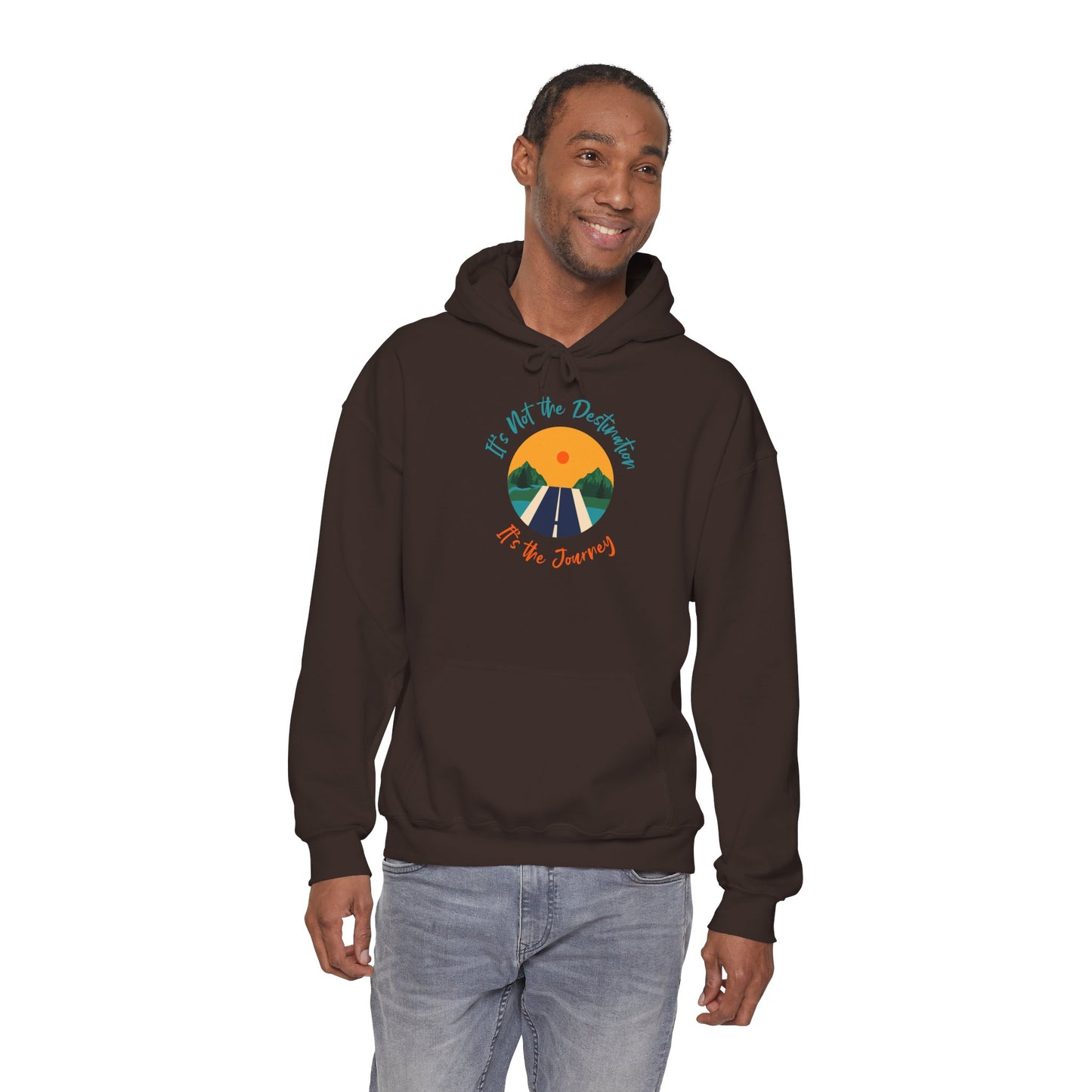 It's Not the Destination It's the Journey – Motivational Unisex Sweatshirt for Comfort and Self-Care