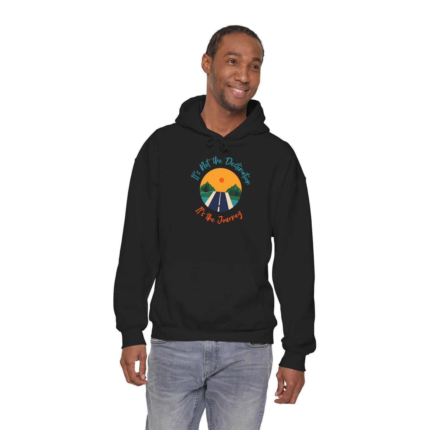 It's Not the Destination It's the Journey – Motivational Unisex Sweatshirt for Comfort and Self-Care