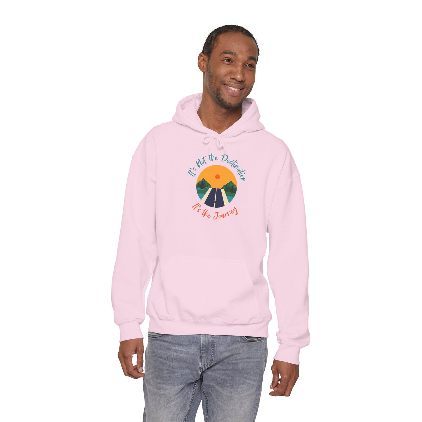 It's Not the Destination It's the Journey – Motivational Unisex Sweatshirt for Comfort and Self-Care