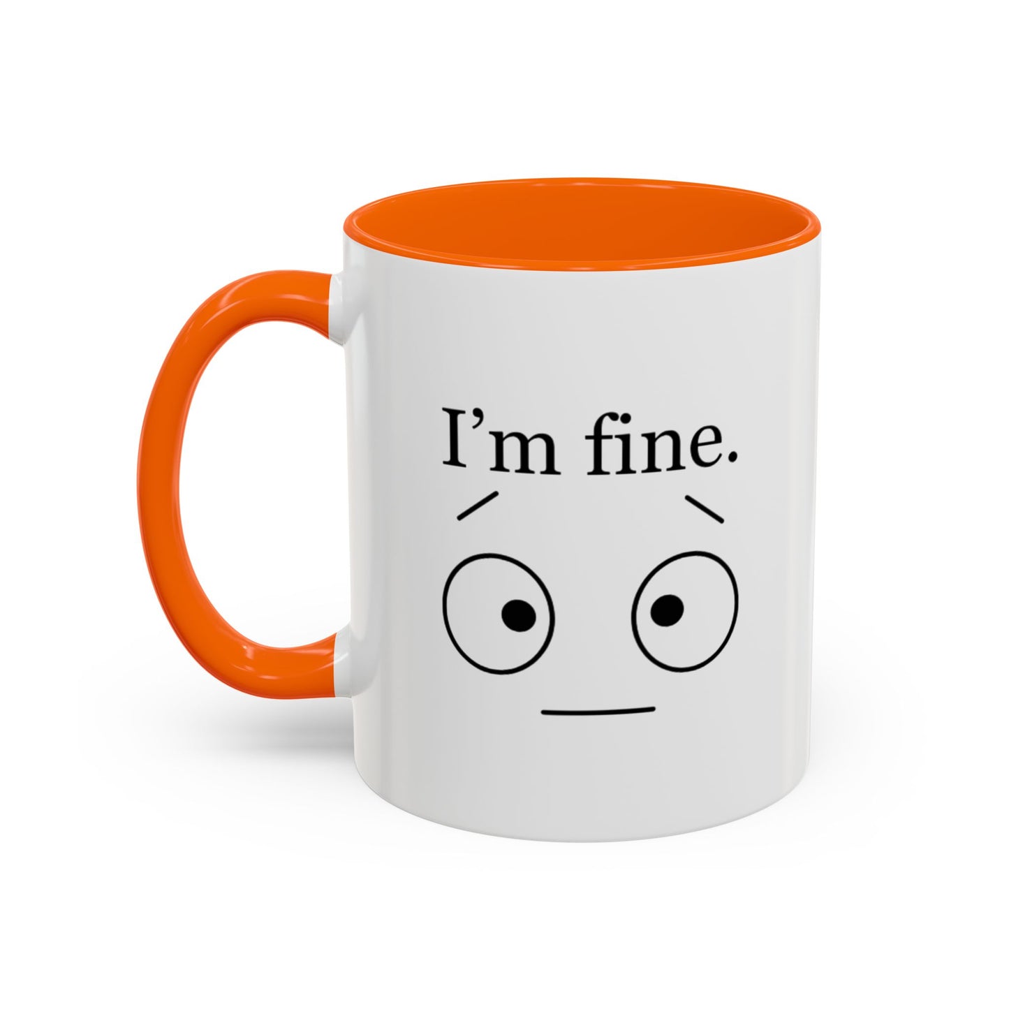 “I’m Fine” Mug | Burnout Humor Coffee Cup for Therapists, Healers & Self-Care
