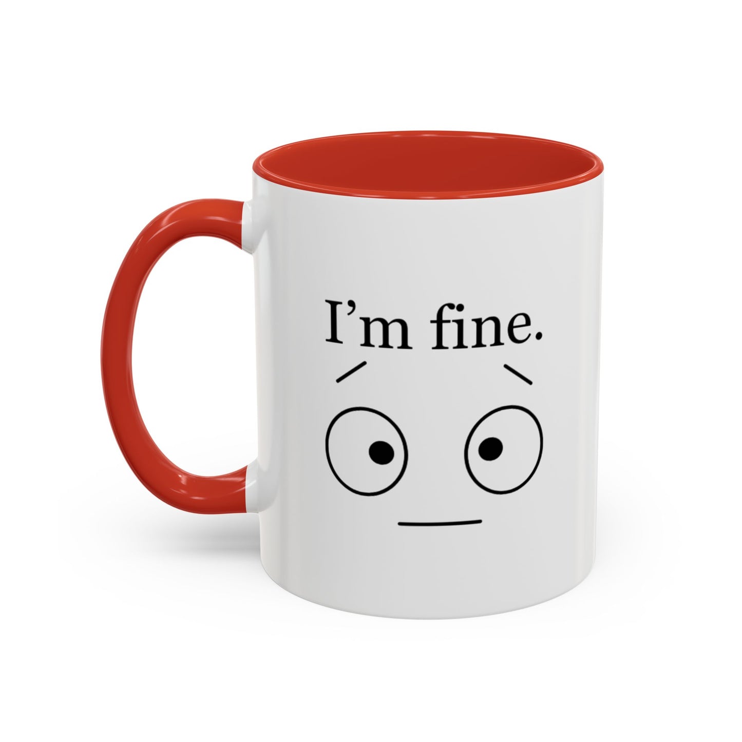“I’m Fine” Mug | Burnout Humor Coffee Cup for Therapists, Healers & Self-Care