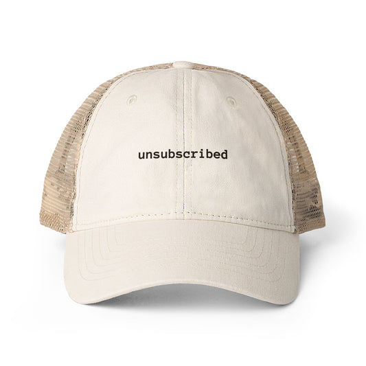 Women's Washed Mesh-Back Cap