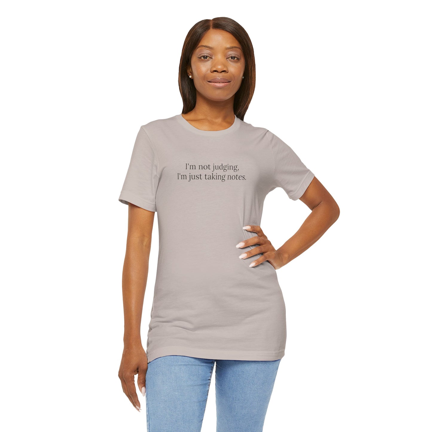 “I’m Not Judging, I’m Just Taking Notes”  T-Shirt Therapist Humor Shirt • Mental Health Counselor Gift • Funny Therapist Tee
