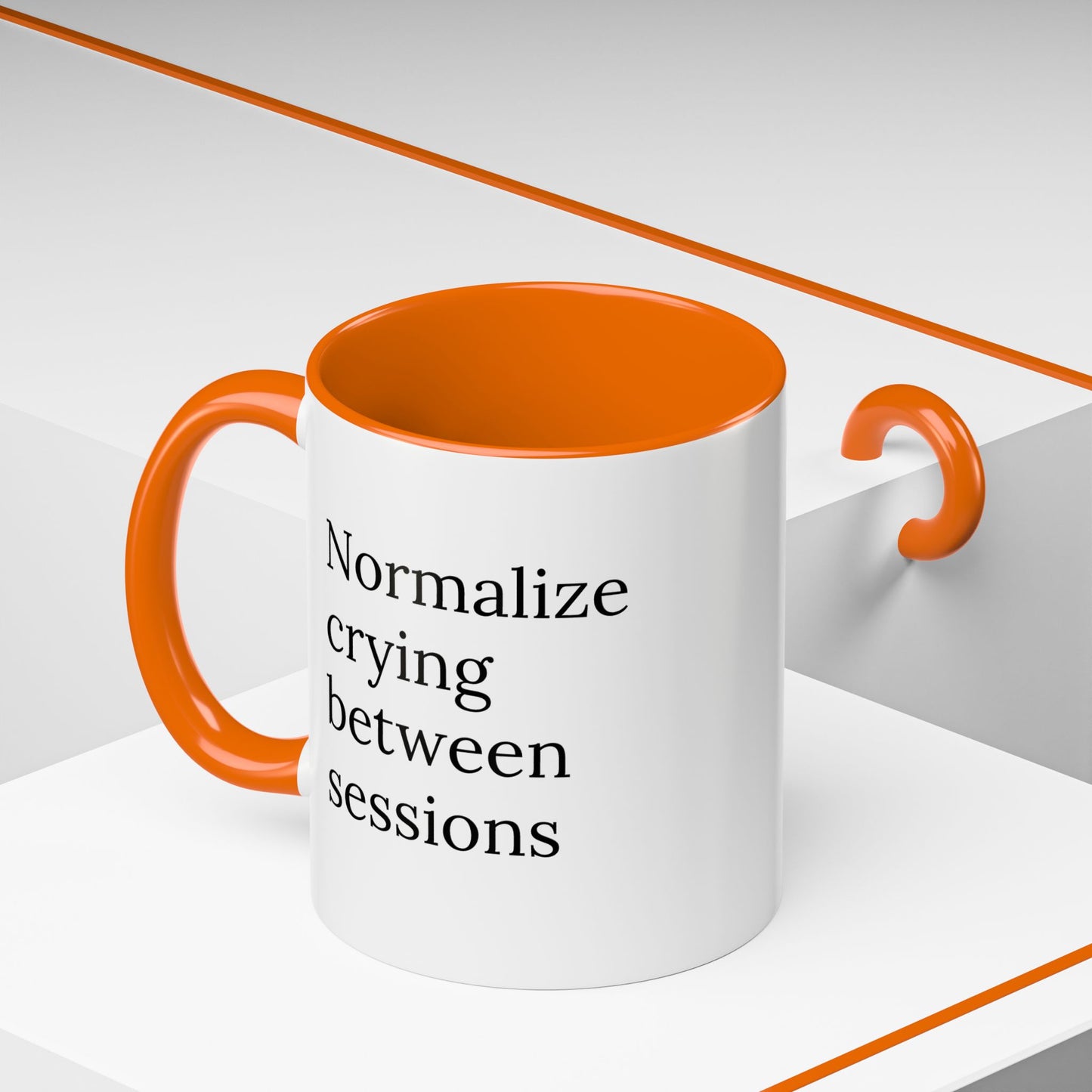 Normalize Crying Between Sessions | Therapist Life Mug