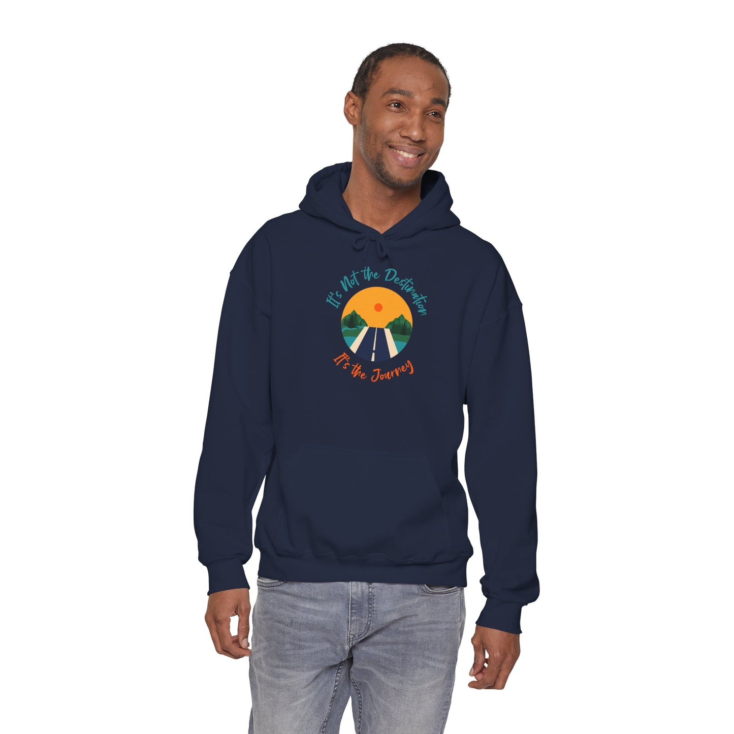 It's Not the Destination It's the Journey – Motivational Unisex Sweatshirt for Comfort and Self-Care