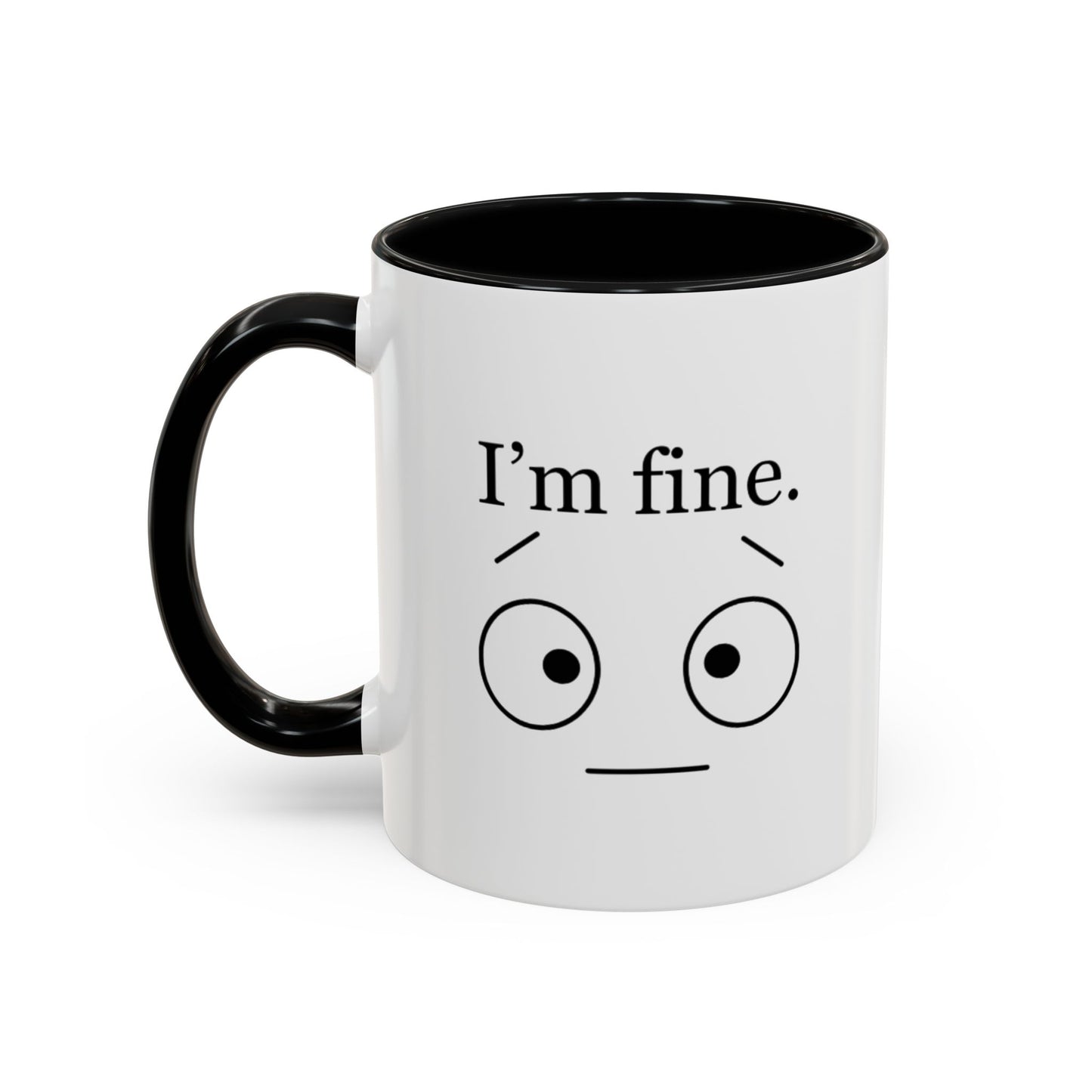 “I’m Fine” Mug | Burnout Humor Coffee Cup for Therapists, Healers & Self-Care