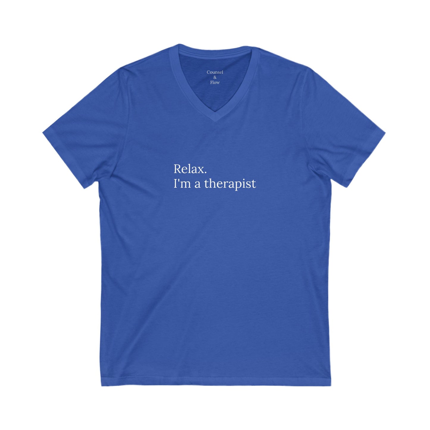 “Relax. I’m a Therapist” T-Shirt Therapist Humor Shirt • Mental Health Counselor Gift • Funny Therapist Tee
