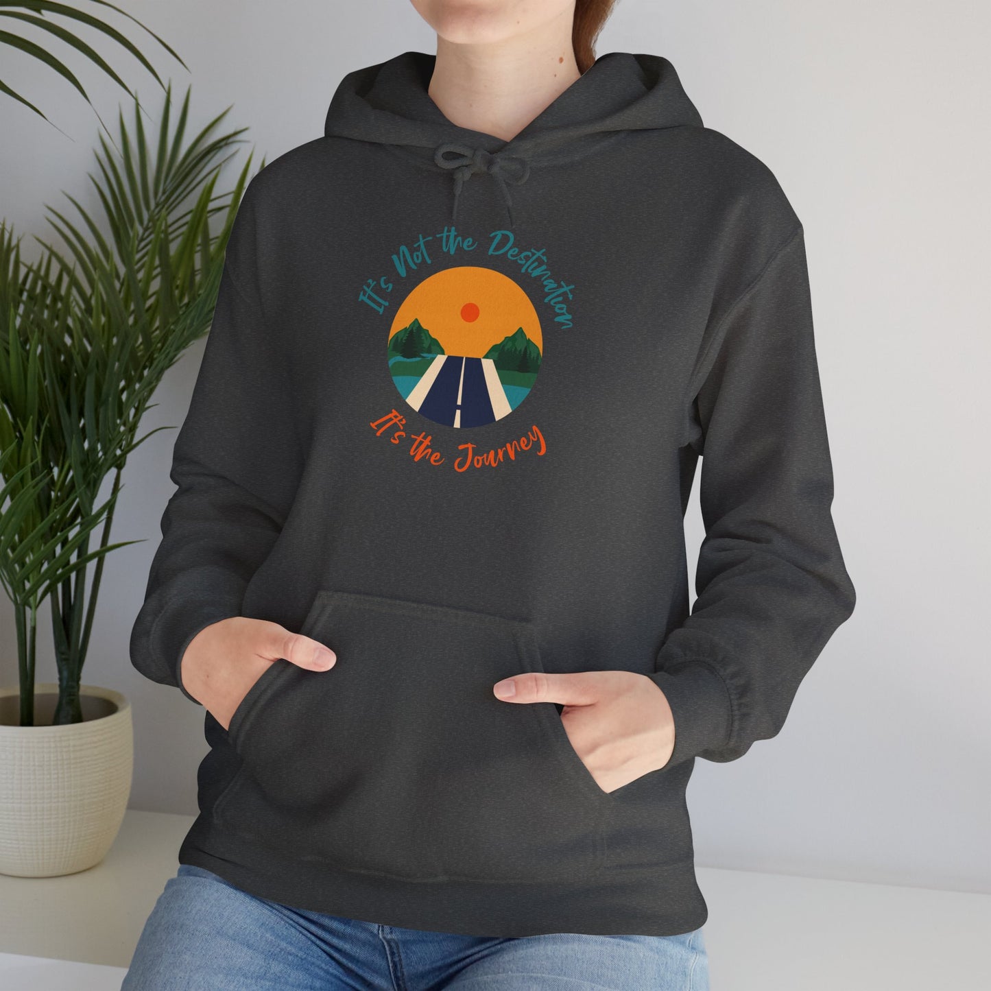 It's Not the Destination It's the Journey – Motivational Unisex Sweatshirt for Comfort and Self-Care