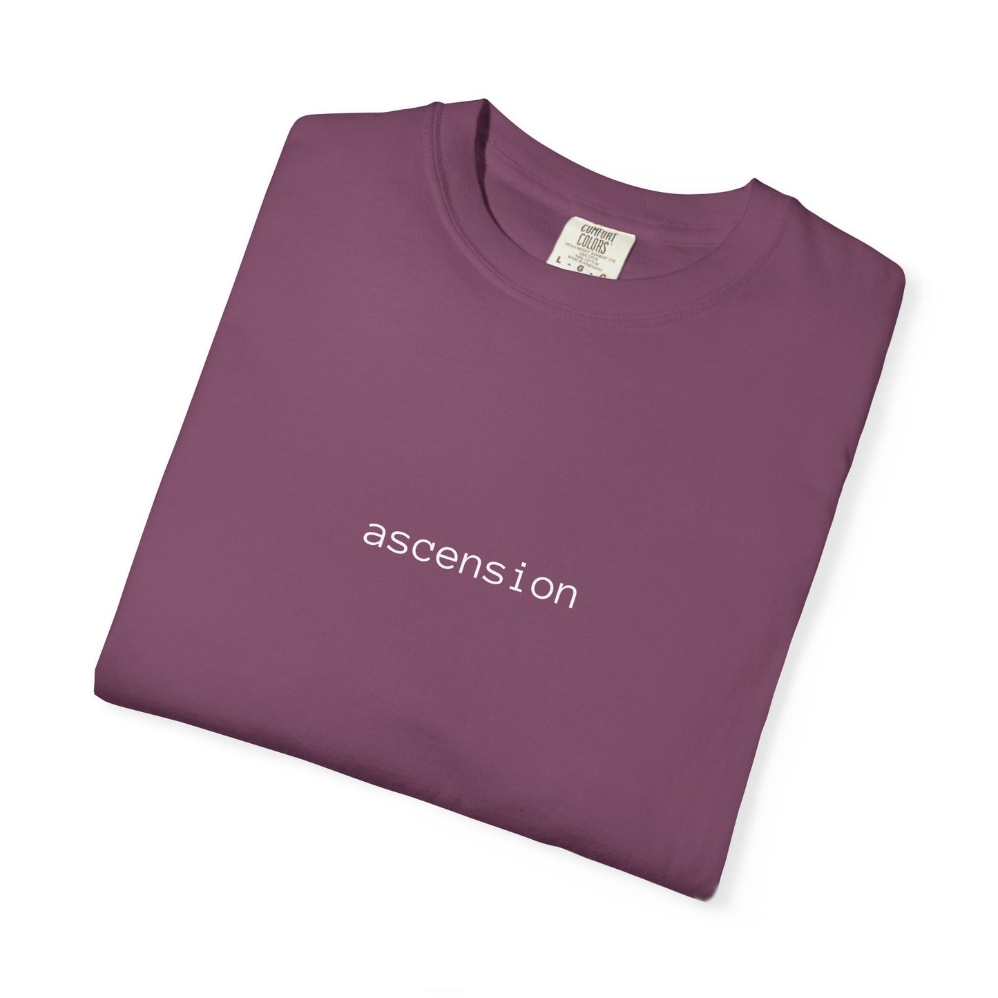 Ascension Minimalist Graphic T‑Shirt — Soft Garment‑Dyed Tee